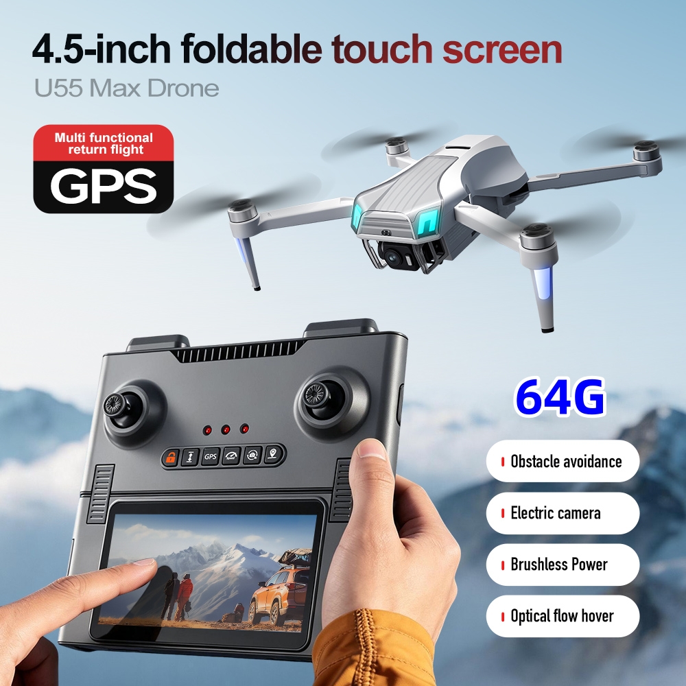 NCZOBOE U55 Drone Professional - Drone Gimbal 2 Axis ulasan dan harga