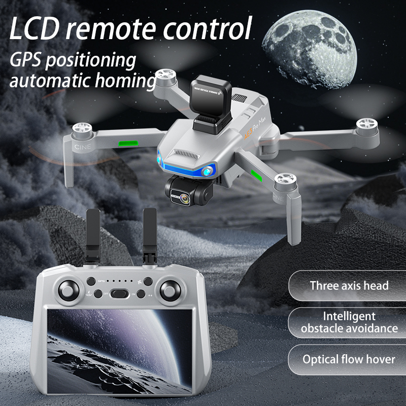 AE3 PRO Max NEW LCD SC GPS Dro - Drone Gimbal 3 Axis ulasan dan harga