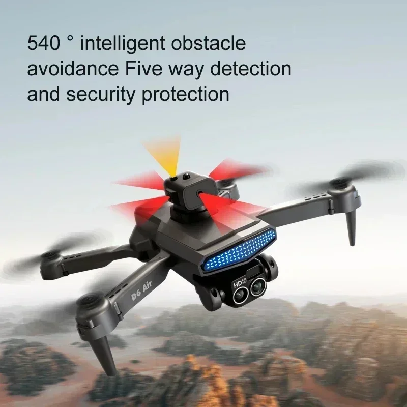 Mini Drone D6 8k Profesional H - Drone Gimbal Brushless ulasan dan harga