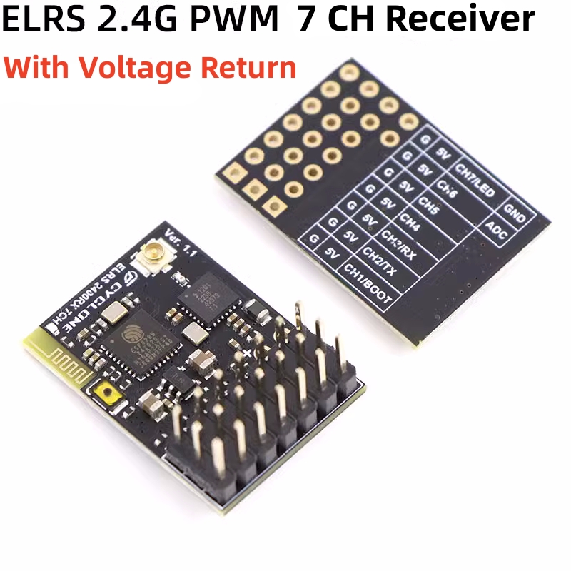 ELRS 2.4G PWM 7CH 6CH CRSF Rec - Drone Gimbal Controller ulasan dan harga