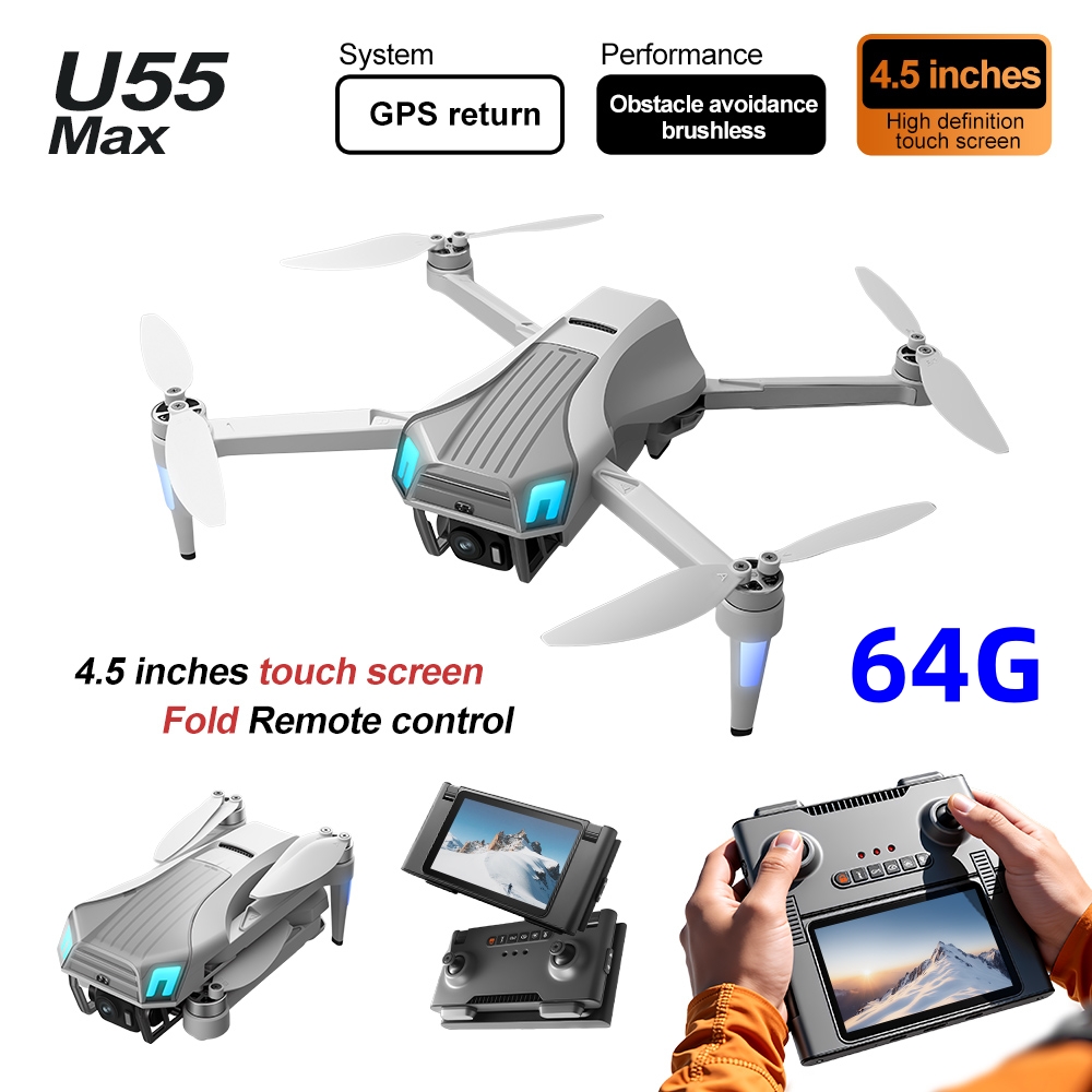 NCZOBOE U55 Optical Flow GPS D - Drone Gimbal 2 Axis ulasan dan harga