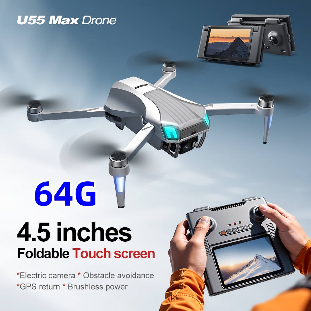 NCZOBOE U55 Optical Flow GPS D - Drone Gimbal 2 Axis ulasan dan harga